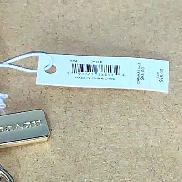 COACH BAG CHARM CLUSTER NWT - Picture 7 of 8